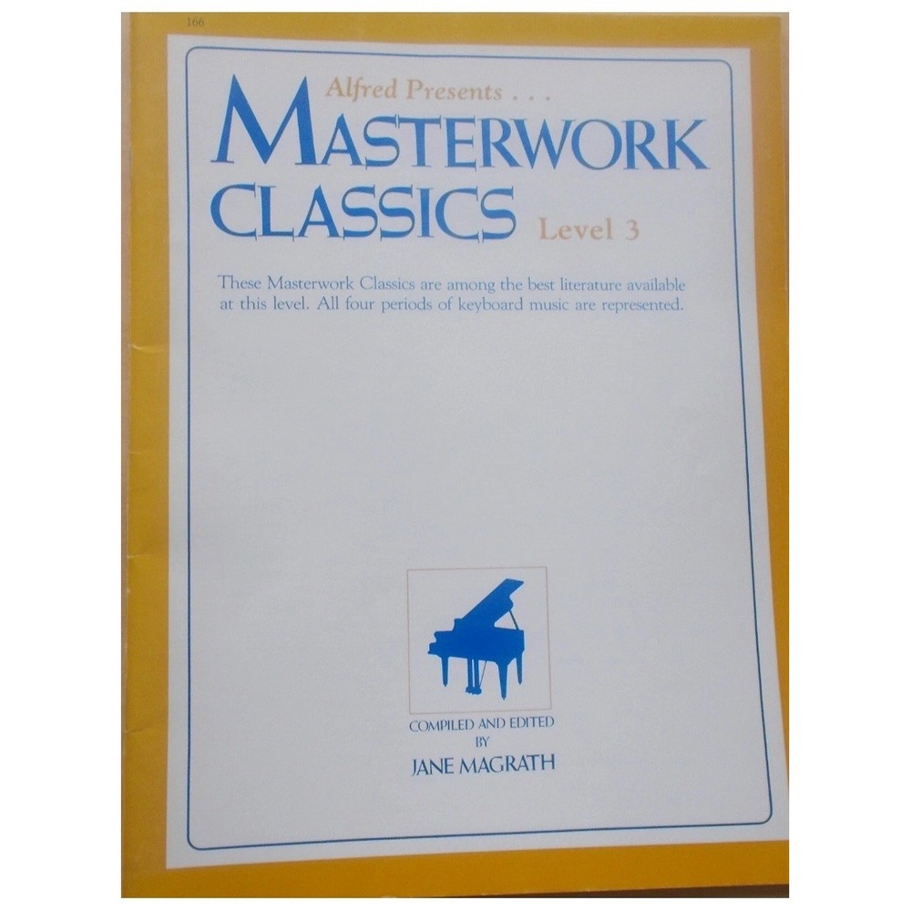 Alfred Masterwork Classics Level 3 Piano Sheet Music Jane Magrath Classical